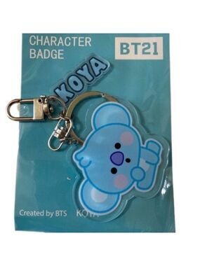 BTS 21 BT21‎ BTS21 "Koya" Keychain Bag Charm. Trending Fashion Accessories